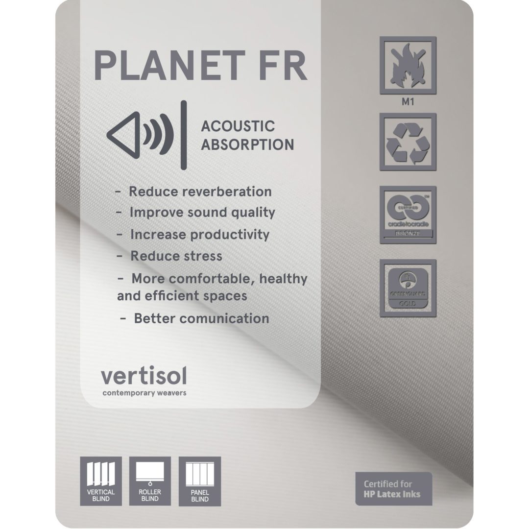 <b>Planet FR: Acoustic and Recyclable Fabric</b>