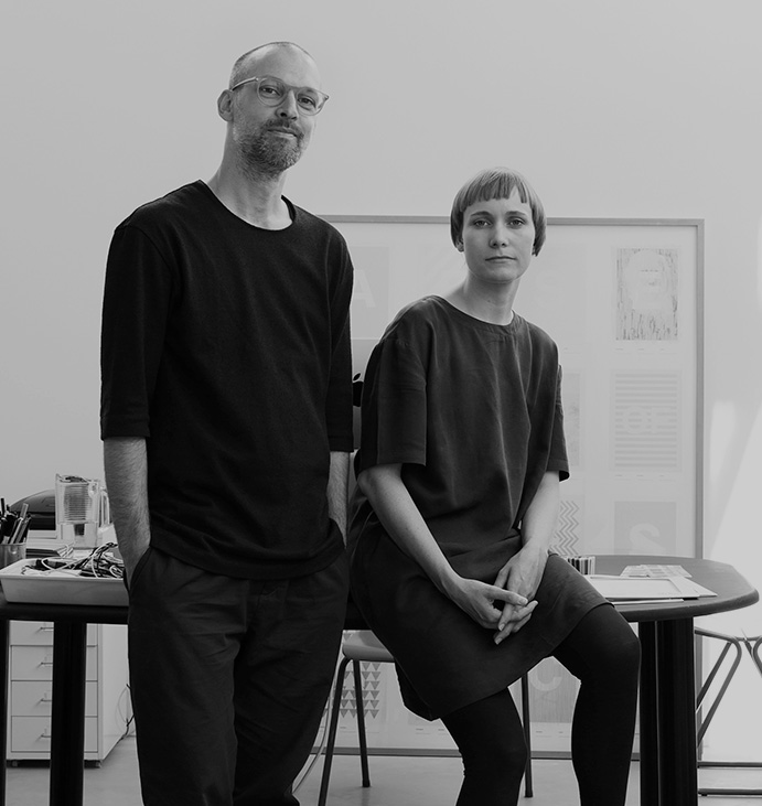 Daniela ter Haar and Christoph Brach designers of Raw Color studio